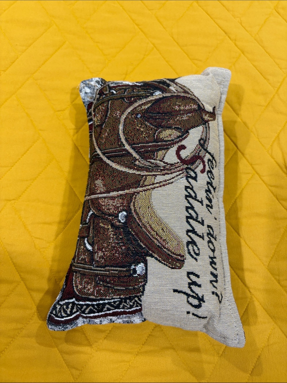 Saddle Up Western Saddle Accent Pillow
